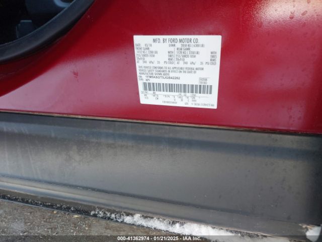 1FM5K8GT5JGB42282 Ford EXPLORER SPORT