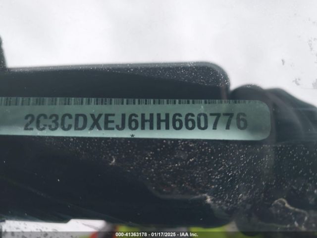 2C3CDXEJ6HH660776 Dodge Charger Srt 392 Rwd