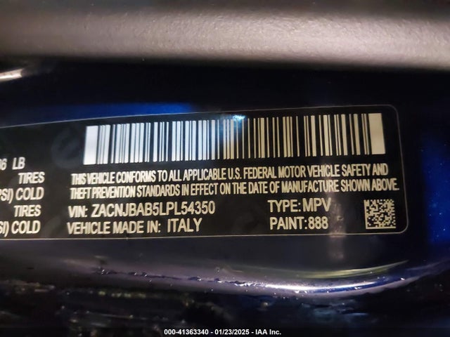 ZACNJBAB5LPL54350 Jeep Renegade Upland 4x4