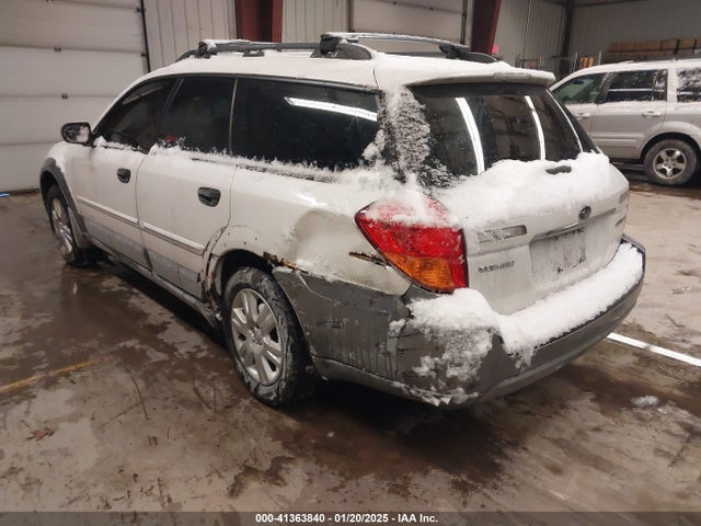 2005 Subaru Outback 2.5i მანქანა იყიდება აუქციონზე, vin: 4S4BP61C257363801, აუქციონის ნომერი: 41363840