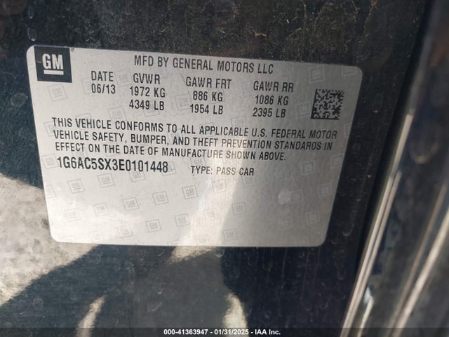2014 CADILLAC ATS 1G6AC5SX3E0101448 Photo 8