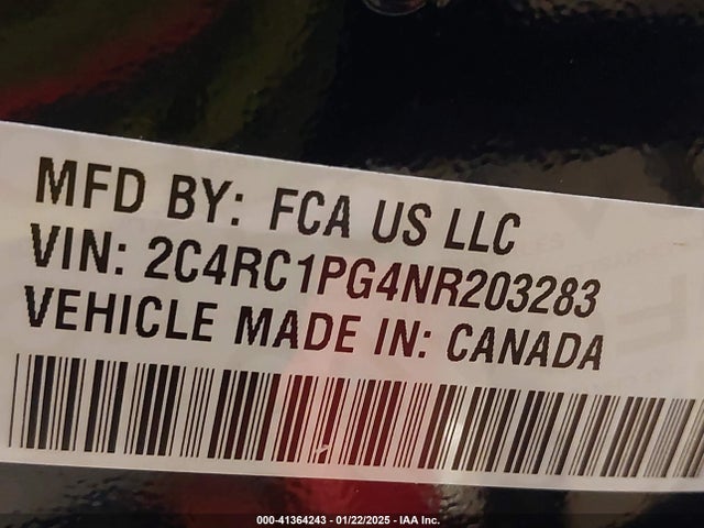 Chrysler Pacifica Pinnacle 2022 2C4RC1PG4NR203283 Image 9