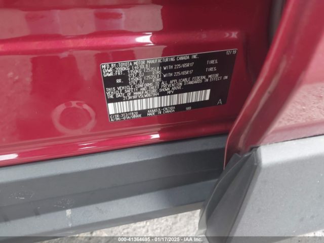 2T3H1RFV5LW067944 Toyota RAV4 LE