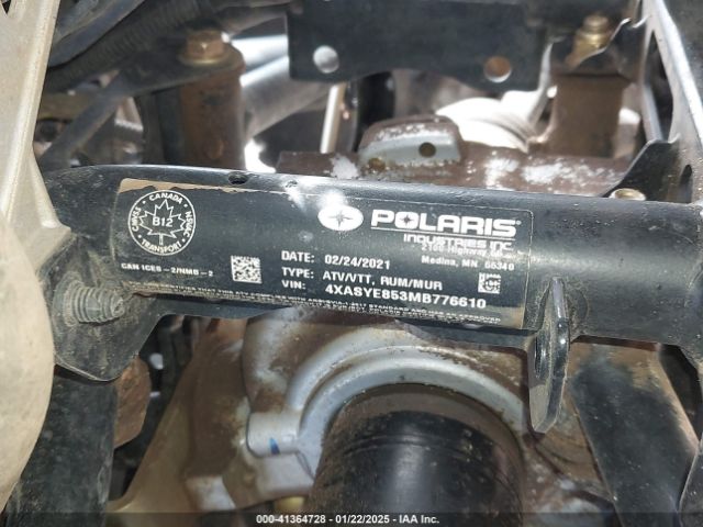 2021 POLARIS SPORTSMAN 4XASYE853MB776610 Photo 9
