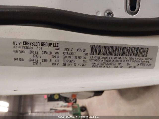 1C4NJRFB7ED897866 Jeep Patriot Latitude