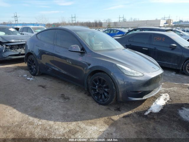 2022 TESLA MODEL Y 7SAYGDEE6NA013757