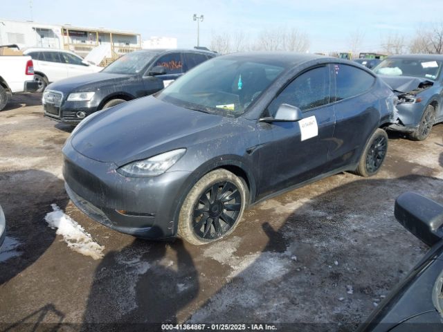 2022 TESLA MODEL Y 7SAYGDEE6NA013757 Photo 1