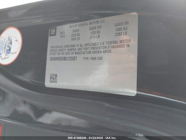 2011 CADILLAC DTS 1G6KH5E66BU123957 Photo 8