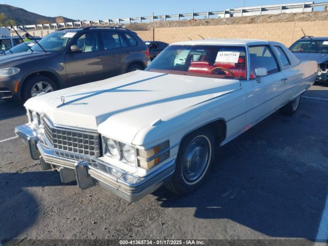 1974 CADILLAC COUPE  DEVILLE 6D47R4Q203870     Photo 1