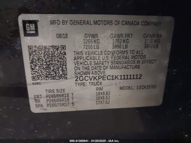 Chevrolet Silverado 1500 Ld Lt 2019 2GCVKPEC1K1111112 Image 9