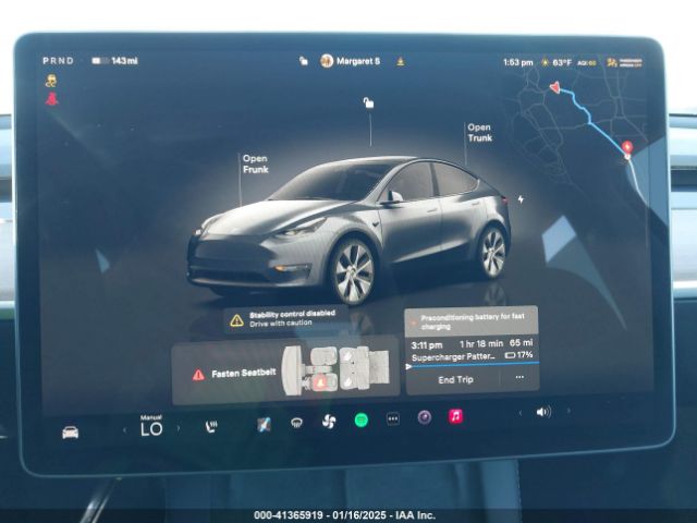 7SAYGAEE5PF964083 Tesla Model Y Awd/long Range Dual Motor All-wheel Drive