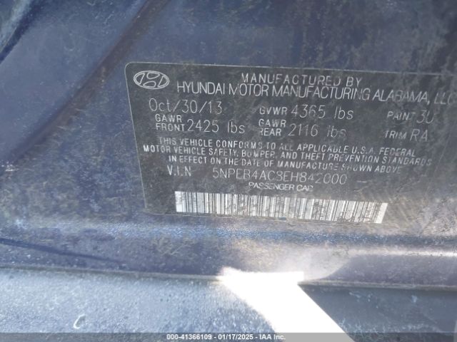 5NPEB4AC8EH842000 Hyundai SONATA GLS