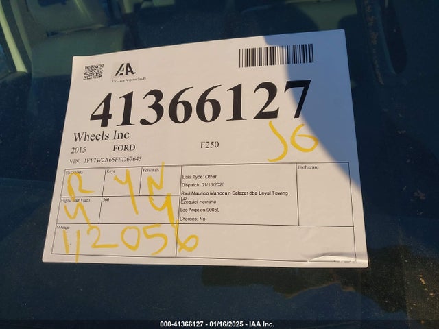 Ford 2015 2015 1FT7W2A65FED67645 Image 17