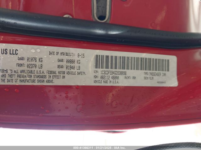 1C3CDFEB4GD538898 Dodge DART GT