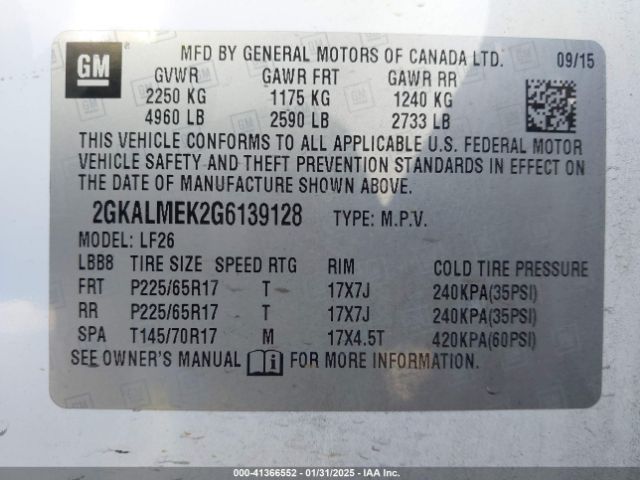 2GKALMEK2G6139128 GMC Terrain Sle-1