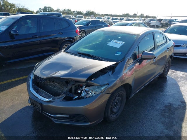 Honda Civic Lx 2014 19XFB2F56EE013451 Image 2
