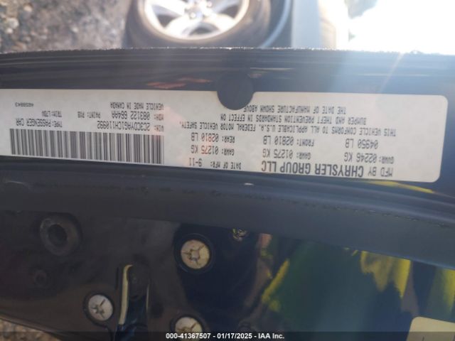 2012 DODGE CHALLENGER 2C3CDYAG1CH110992 Photo 8