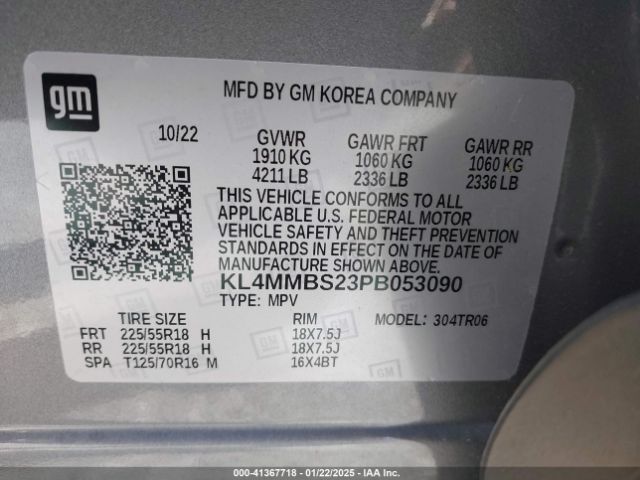 2023 BUICK ENCORE GX KL4MMBS23PB053090 Photo 8