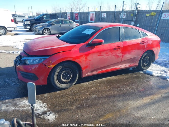 Honda Civic Lx 2018 2HGFC2F51JH570667 Image 2