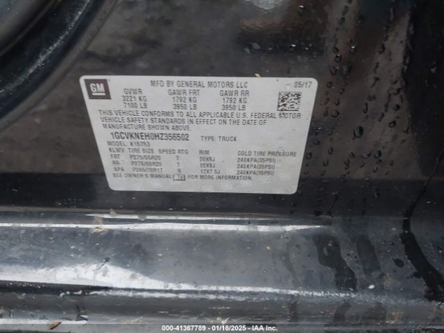 1GCVKNEH0HZ356502 Chevrolet Silverado 1500 Wt