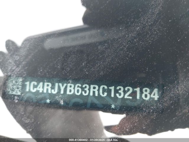 1C4RJYB63RC132184 Jeep Grand Cherokee 4xe