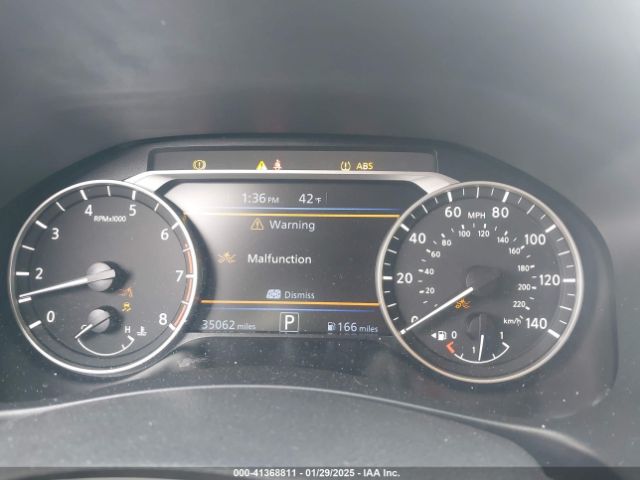 1N4BL4DW0NN332896 Nissan Altima Sv Intelligent Awd
