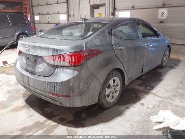 KMHDH4AE2GU632556 Hyundai ELANTRA SE