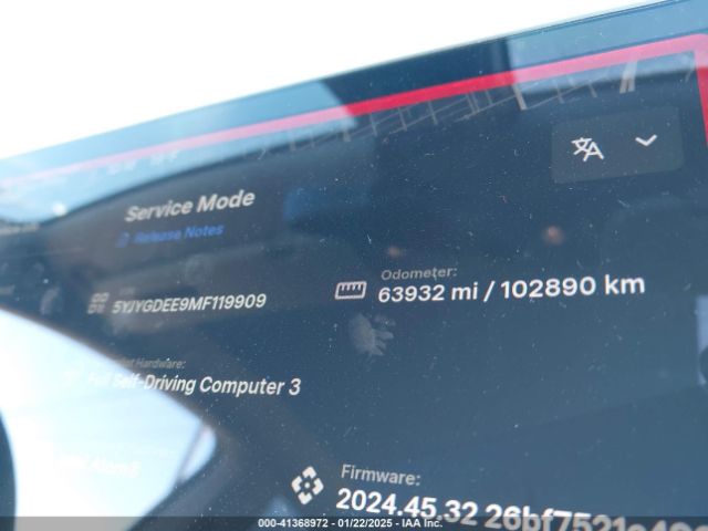 5YJYGDEE9MF119909 Tesla Model Y Long Range Dual Motor All-wheel Drive