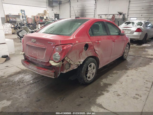 1G1JB5SG7F4178780 Chevrolet Sonic Ls Manual