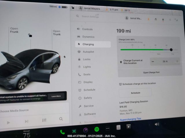 5YJYGDEE2MF087871 Tesla Model Y Long Range Dual Motor All-wheel Drive