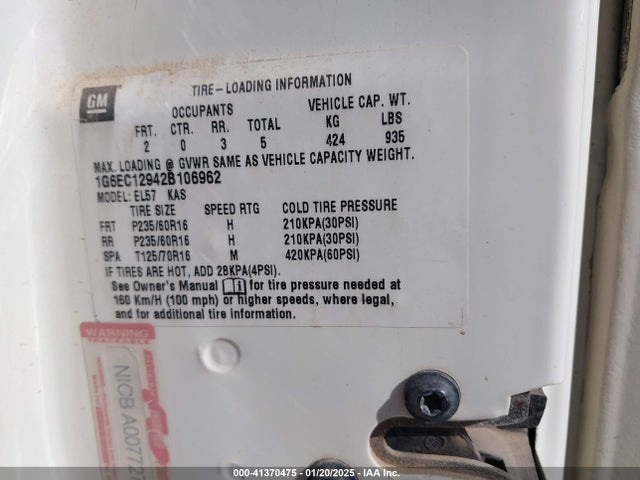 2002 CADILLAC ELDORADO 1G6EC12942B106962 Photo 8