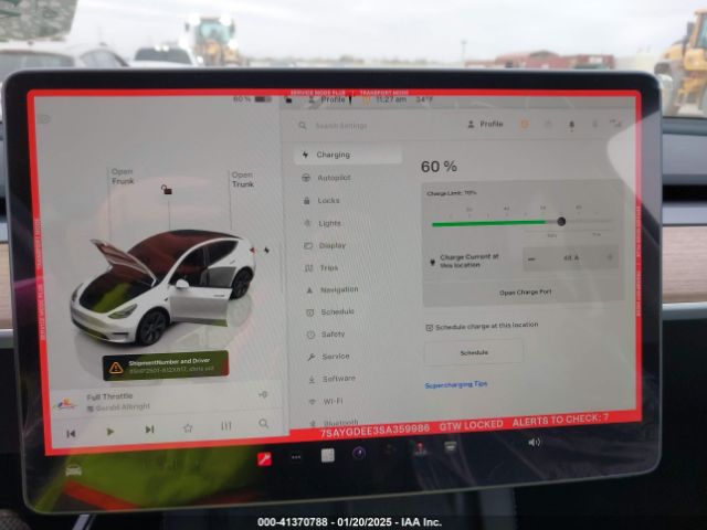 7SAYGDEE3SA359986 Tesla Model Y Long Range Dual Motor All-wheel Drive