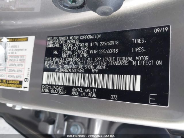JTJDARBZXL5007461 Lexus NX 300