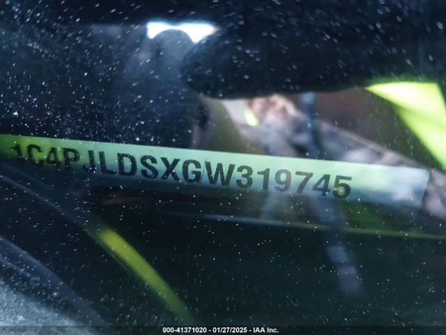 1C4PJLDSXGW319745 Jeep Cherokee High Altitude