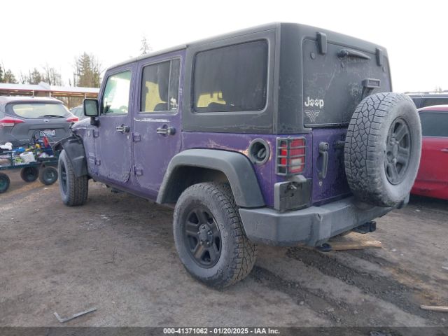 1C4BJWDGXJL836446 Jeep Wrangler Jk Unlimited Sport 4x4