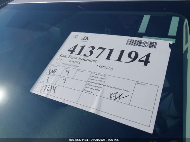 5YFBURHE6FP200364 Toyota COROLLA LE
