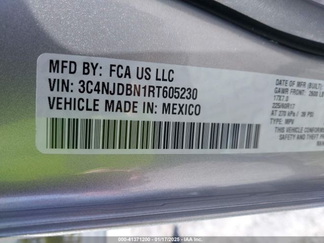 3C4NJDBN1RT605230 Jeep Compass Latitude 4x4