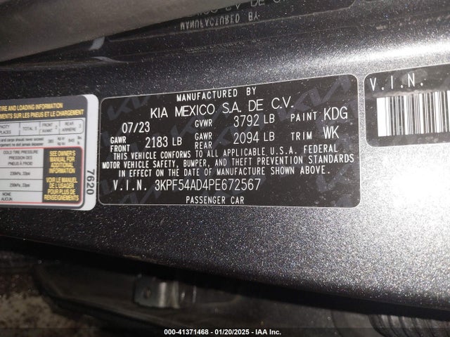 KIA Forte Gt-line 2023 3KPF54AD4PE672567 Image 9