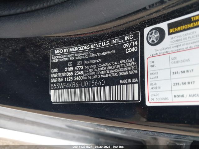 55SWF4KB6FU015660 Mercedes-Benz C 300 4matic/luxury 4matic/sport 4matic