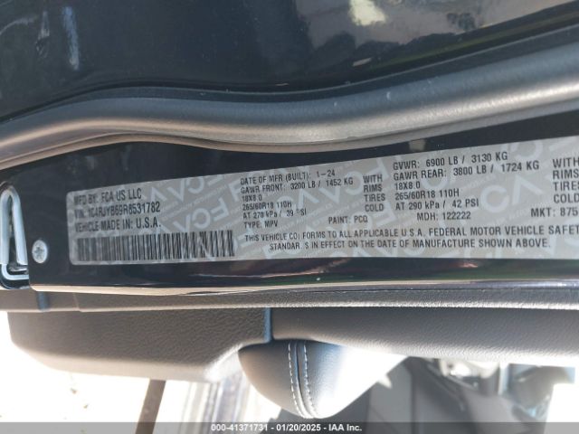 1C4RJYB69R8531782 Jeep Grand Cherokee 4xe
