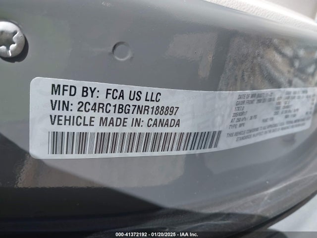 Chrysler Pacifica Touring L 2022 2C4RC1BG7NR188897 Image 9