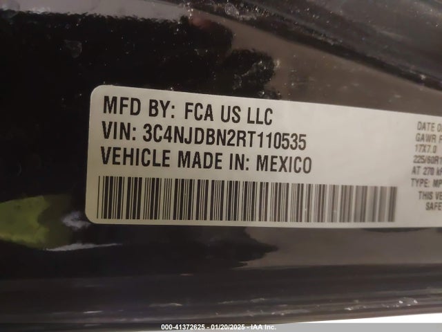 3C4NJDBN2RT110535 Jeep Compass Latitude 4x4