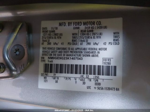NM0GE9G23K1407543 Ford Transit Connect Titanium