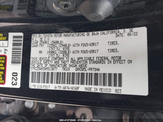 3TMCZ5AN3NM513077 Toyota Tacoma Trd Sport