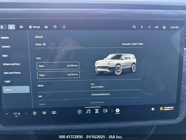 2022 RIVIAN R1S 7PDSGABL9NN002043 Photo 6