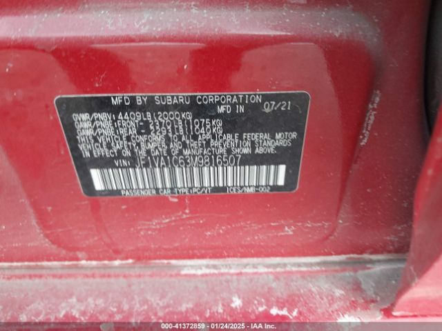 JF1VA1C63M9816507 Subaru Wrx Premium