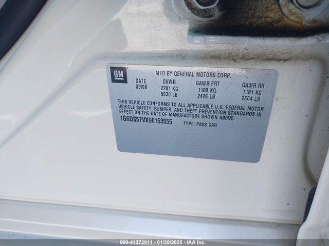 2009 CADILLAC CTS 1G6DS57VX90163555 Photo 8