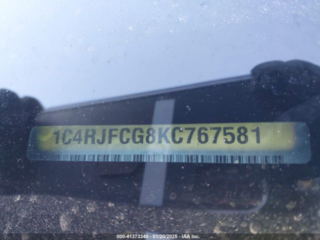 1C4RJFCG8KC767581 Jeep Grand Cherokee High Altitude 4x4