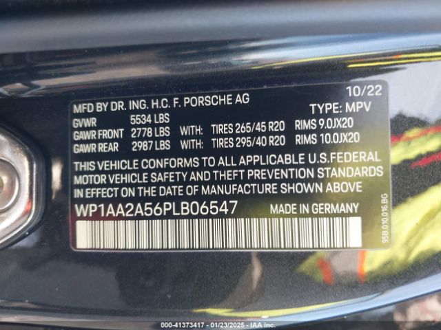 2023 PORSCHE MACAN WP1AA2A56PLB06547 Photo 8