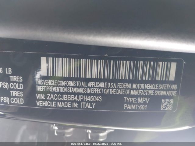 ZACCJBBB4JPH45043 Jeep Renegade Latitude 4x4